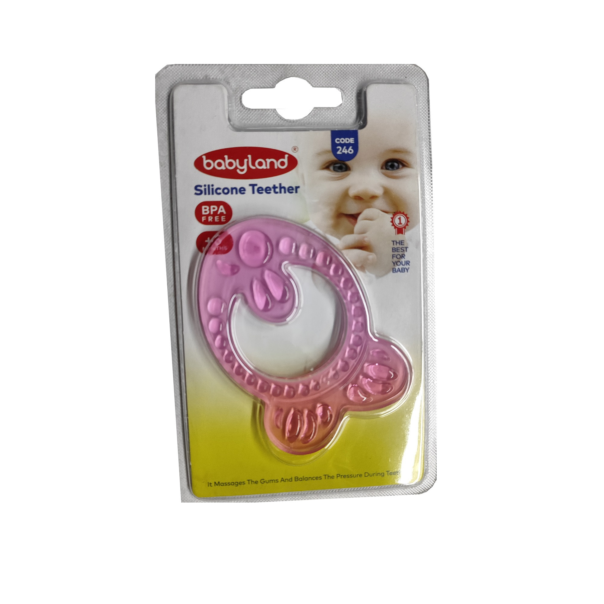 دندان گیر کودک بیبی لند مدل ماهی  کد 246