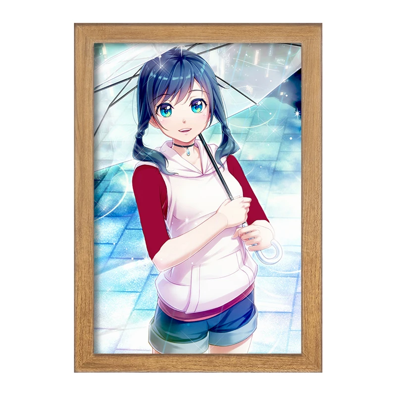 تابلو خندالو مدل هینا انیمه تغییر آب و هوا با تو  کد 17630