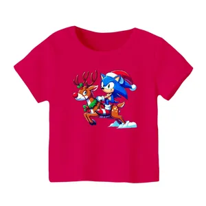 تی شرت آستین کوتاه بچگانه مدل سونیک کریسمس کد 2
