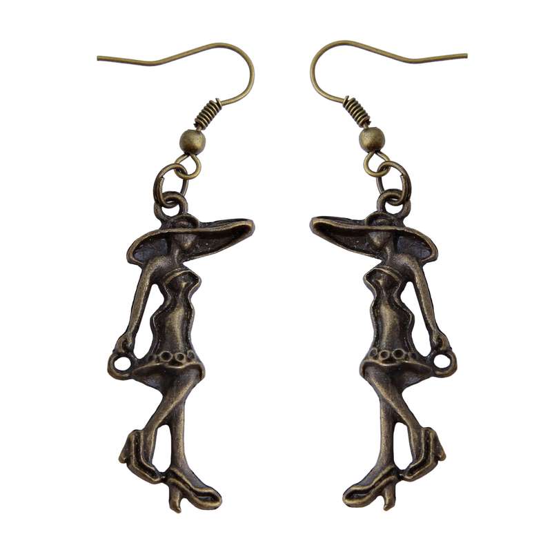 گوشواره دخترانه بازرگانی میلادی کد GZN_070