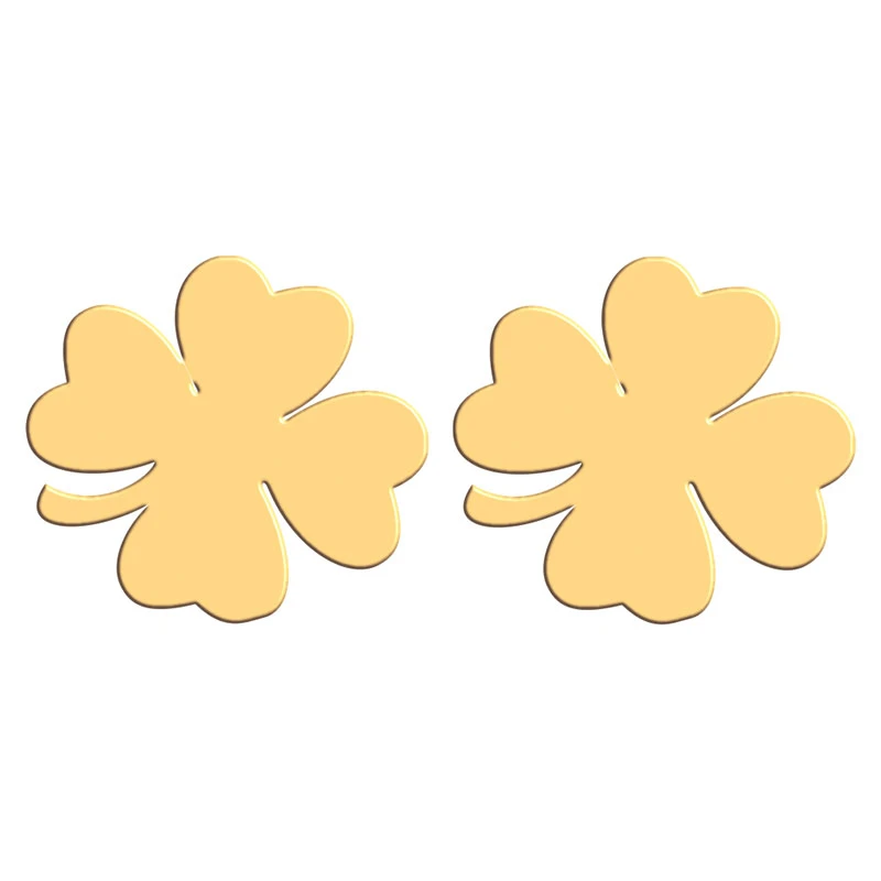 گوشواره طلا 18 عیار زنانه فرشته مدل طرح گل کد WEL-000198