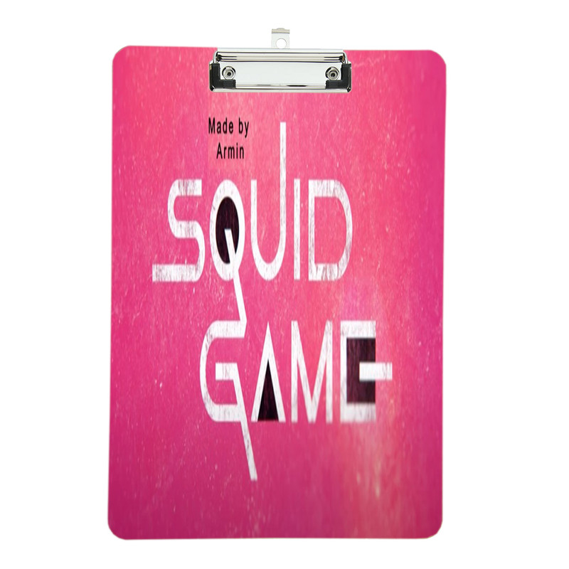 تخته شاسی طرح سریال اسکویید گیم کدsg101 سایز A4