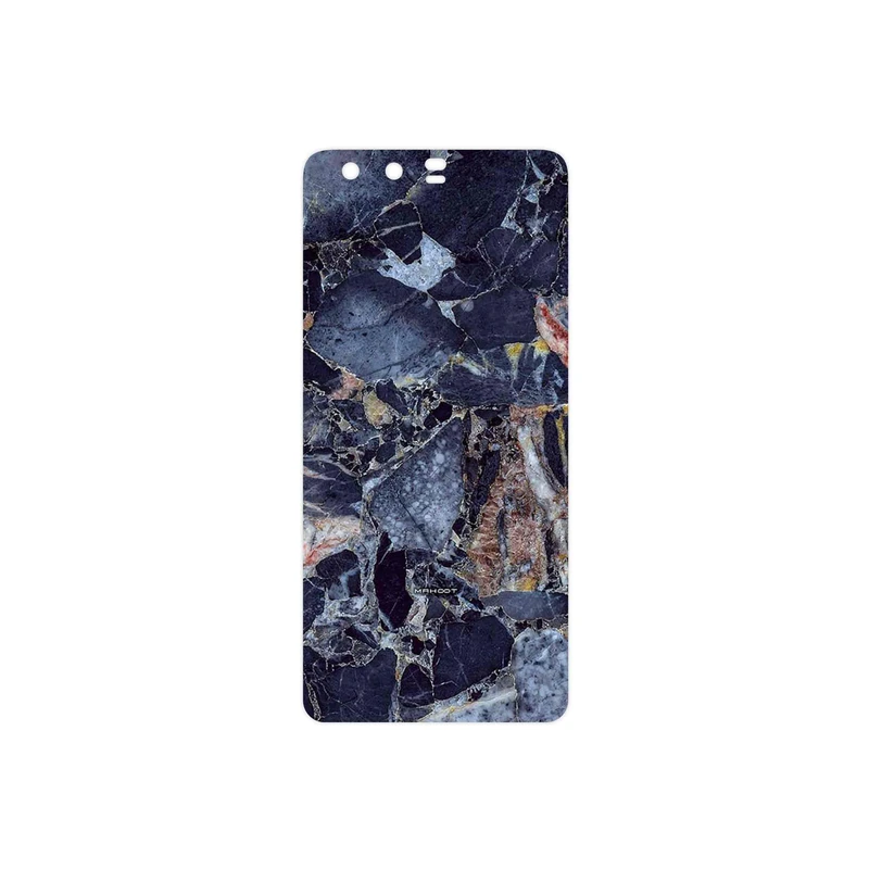 برچسب پوششی ماهوت مدل Broken black marble مناسب برای گوشی موبایل هوآوی P10