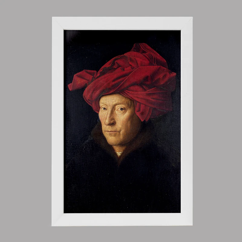 تابلو خندالو مدل پرتره یک مرد وان آیک کد 37129