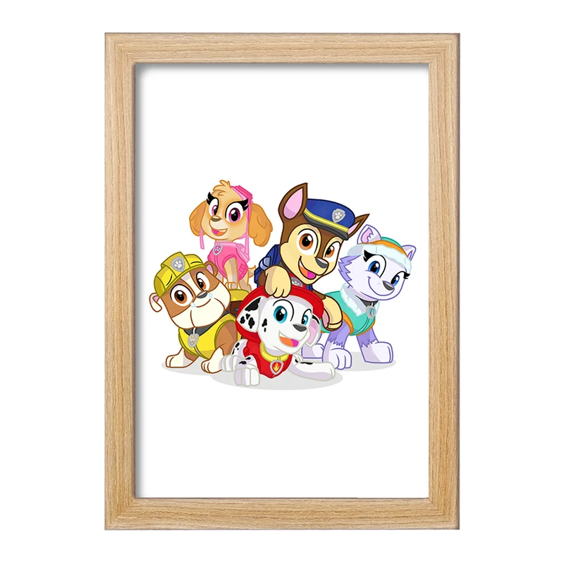 تابلو خندالو مدل سگ های نگهبان کد F2121