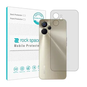Rock space HyGEL model Transparent phone back protector suitable for Realme 10 5G mobile phone