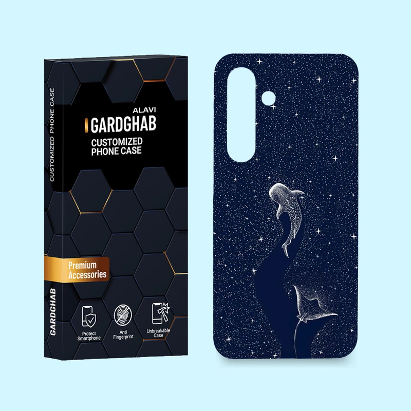 کاور گارد قاب مدل هنری مناسب برای گوشی موبایل سامسونگ Galaxy S24