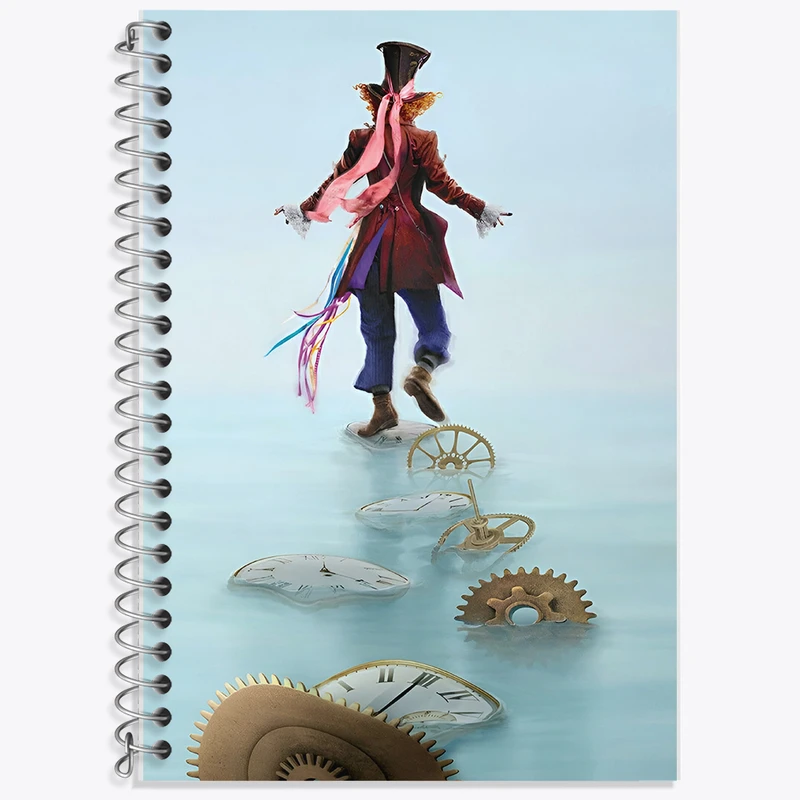 دفتر نت موسیقی 50 برگ خندالو طرح آلیس در سرزمین عجایب کد N3458