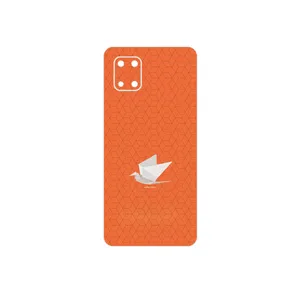 MAHOOT Minimalist origami bird Cover Sticker for Samsung Galaxy Note 10 Lite
