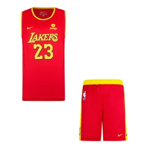 ست تاپ و شلوارک ورزشی مردانه مدل لیکرز 