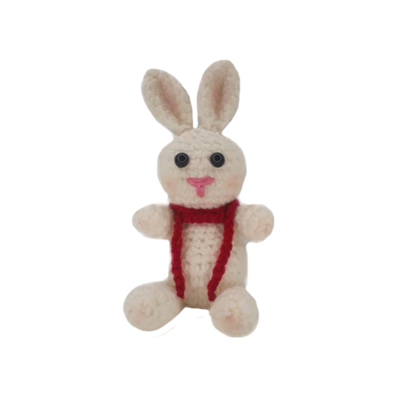 عروسک بافتنی طرح خرگوش