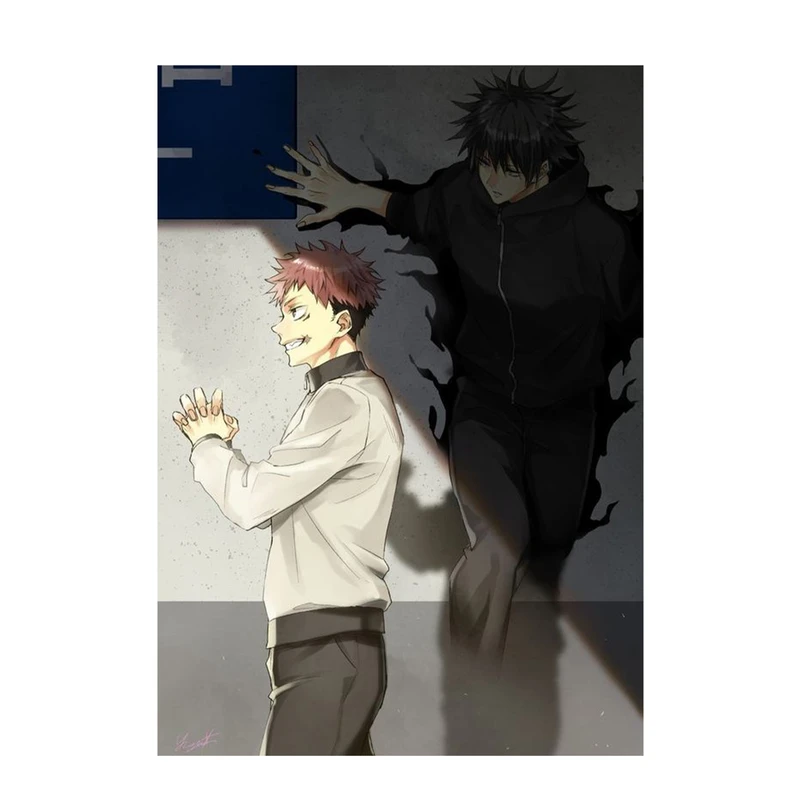 استیکر لپ تاپ و موبایل مدل انیمه طرح جوجوتسو کایسن ایتادوری یوجی jujutsu kaisen yuji itadori کد 574