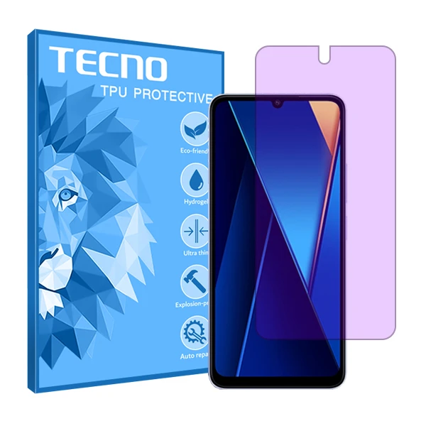 محافظ صفحه نمایش ضد اشعه بنفش تکنو مدل HyPRL مناسب برای گوشی موبایل شیائومی Poco C65