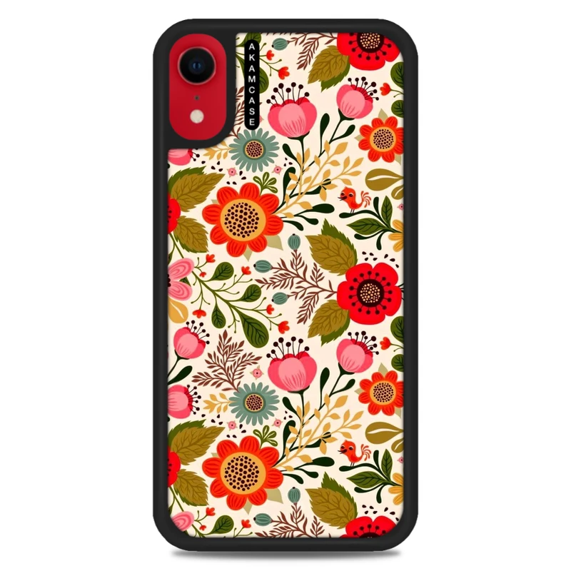 کاور آکام مدل AMC-WAXR-FLOWERS4 مناسب برای گوشی موبایل اپل iPhone XR