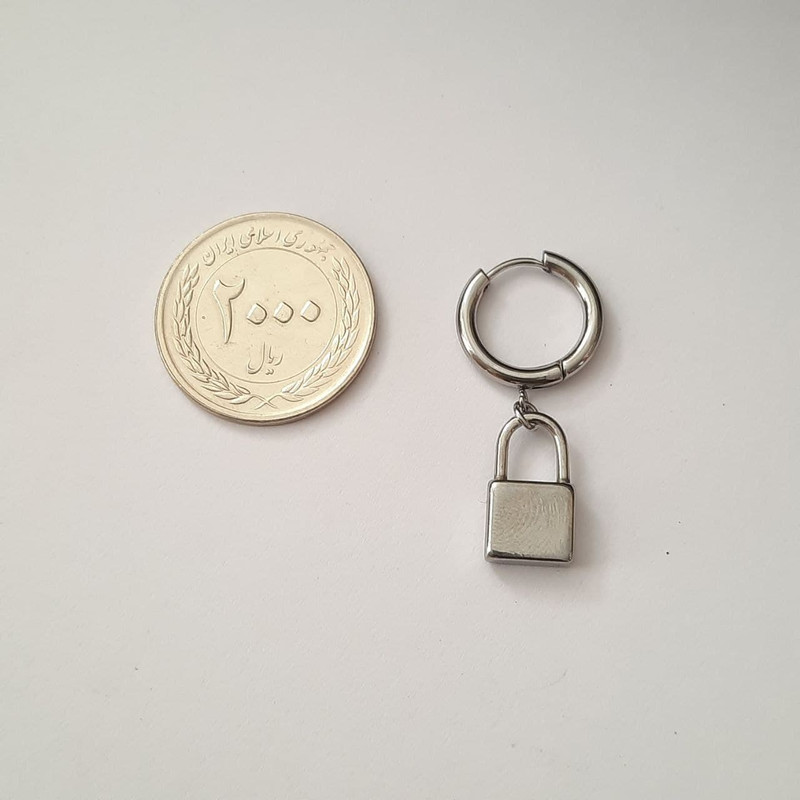 پیرسینگ گوش مدل قفل