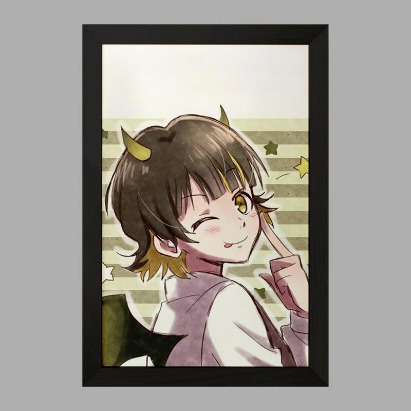 تابلو خندالو مدل مگورو انیمه بلو لاک Blue Lock کد 24393