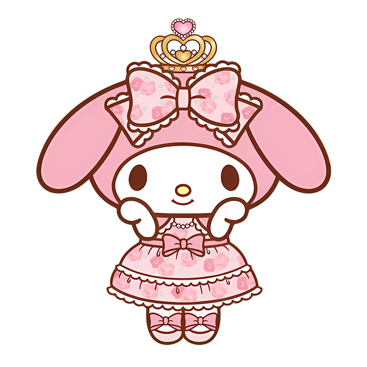 استیکر پارچه و لباس پاد آفرین مدل کارتونی مای ملودی کد S5658