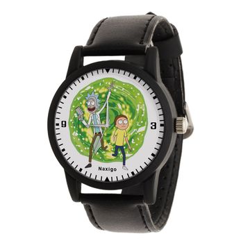 ساعت مچی عقربه ای ناکسیگو طرح Rick and Morty کد LF4239