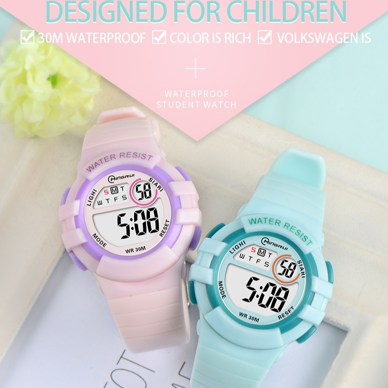 ساعت مچی دیجیتال بچگانه مینگ روی مدل Mi1 ساعت مچی دیجیتال بچگانه مینگ روی مدل Mi1