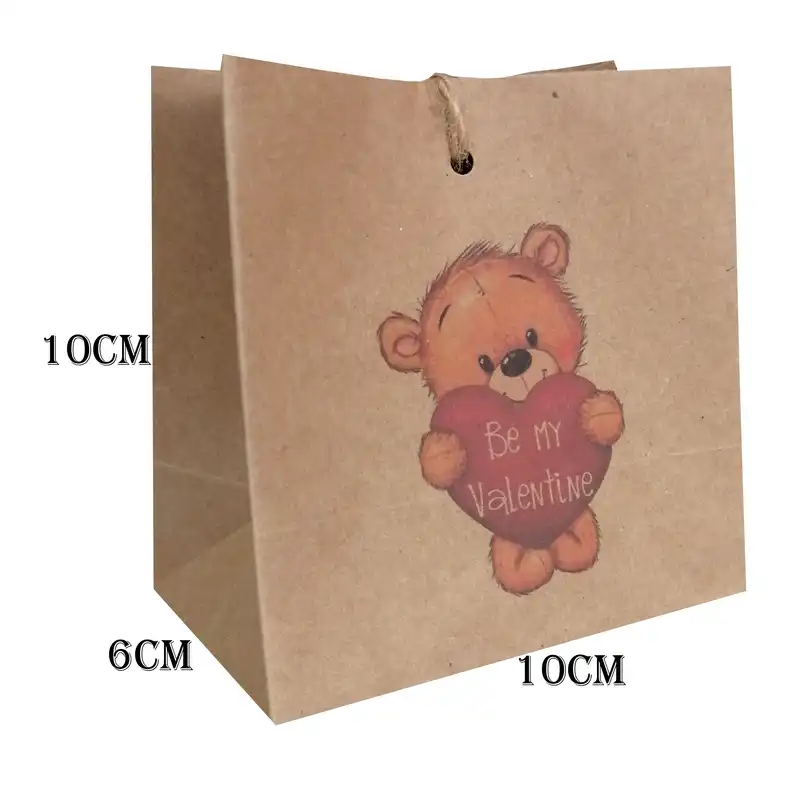 پاکت هدیه مدل روز عشق کد 2 مجموعه 6 عددی