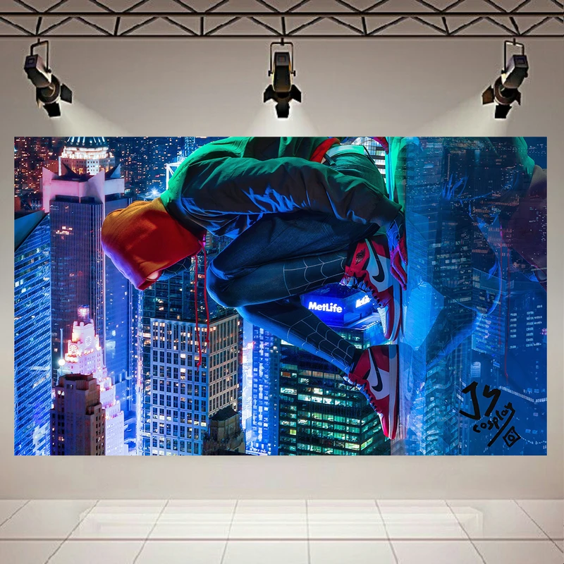 پوستر طرح مردعنکبوتی مدل Miles Morales کد AR12050