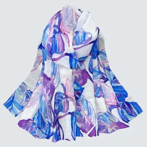 شال زنانه مدل نخی بهاره کد lo147