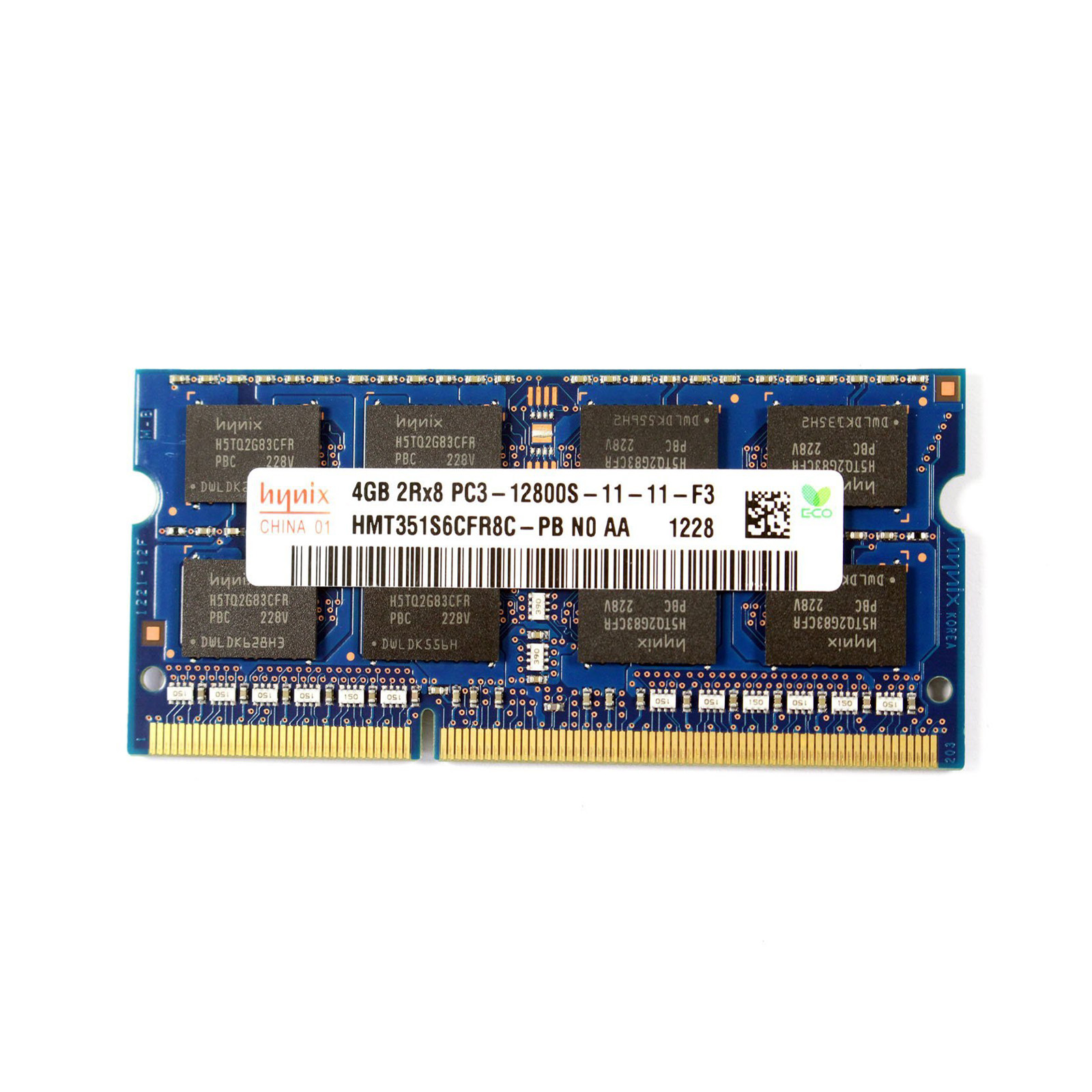 رم لپ تاپ DDR3 دو کاناله 1600 مگاهرتز اس کی هاینیکس مدل 12800s ظرفیت 4 گیگابایت