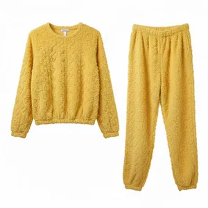 ست بلوز آستین بلند و شلوار راحتی زنانه مدل مار و پیچ