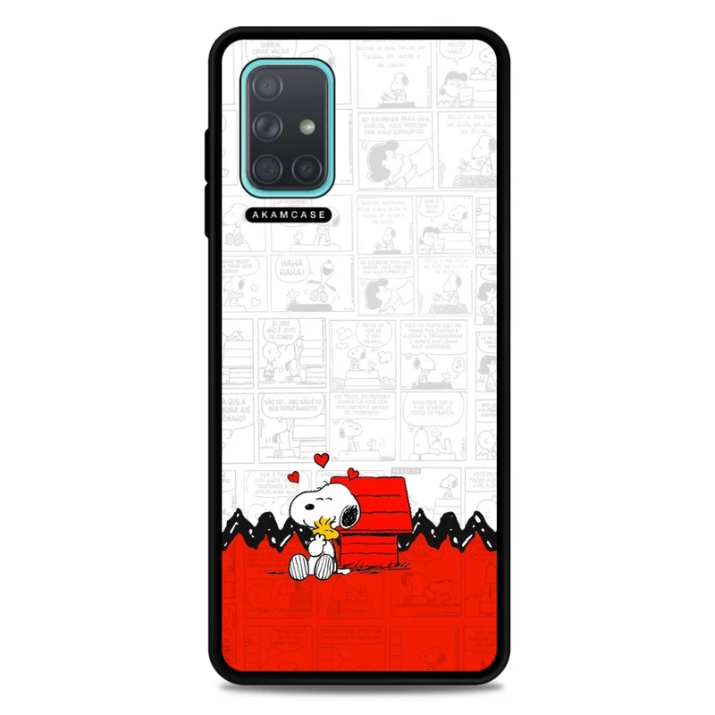 کاور آکام مدل AMC-WSGA71-SNOOPY-19 مناسب برای گوشی موبایل سامسونگ Galaxy A71