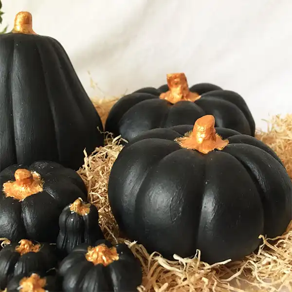 میوه تزئینی مدل  کدو تنبل پاییزی کد 647 مجموعه 8 عددی