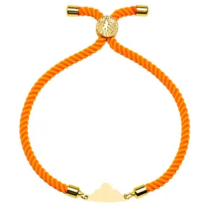 دستبند طلا 18 عیار زنانه الن نار مدل ابر 101491