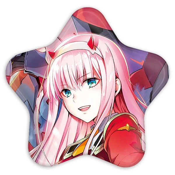 پیکسل خندالو طرح زیروتو انیمه دارلینگ در فرنکس مدل ستاره ای کد 12016