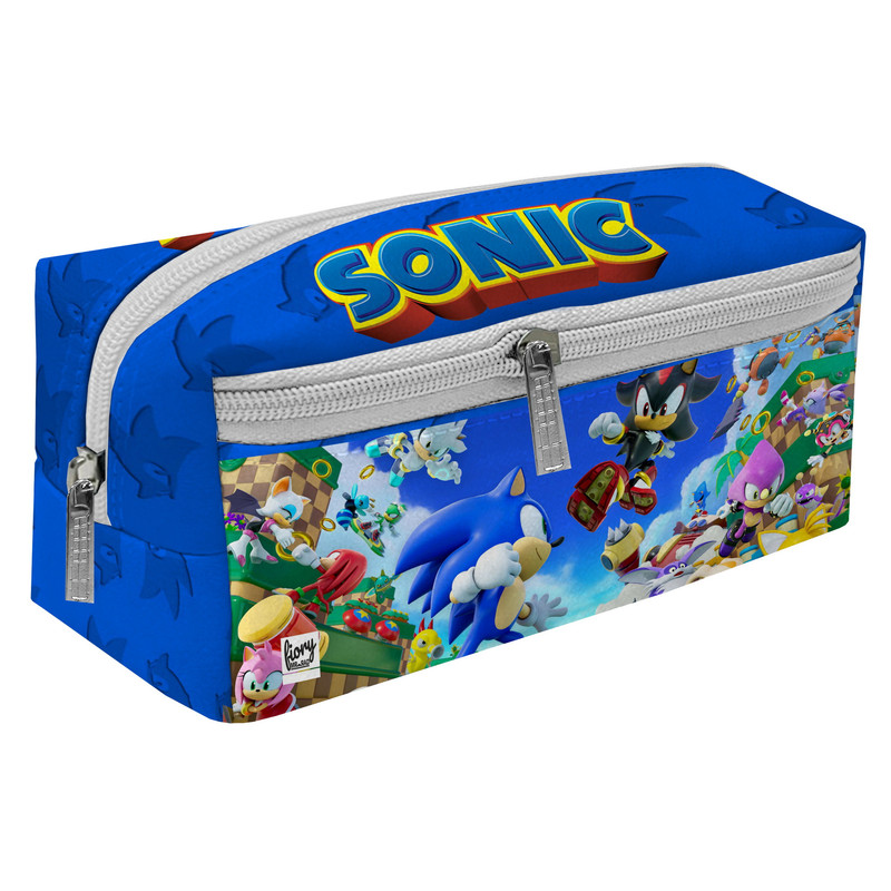 جامدادی مستر راد مدل سه زیپ طرح سونیک sonic کد 2831 fiory