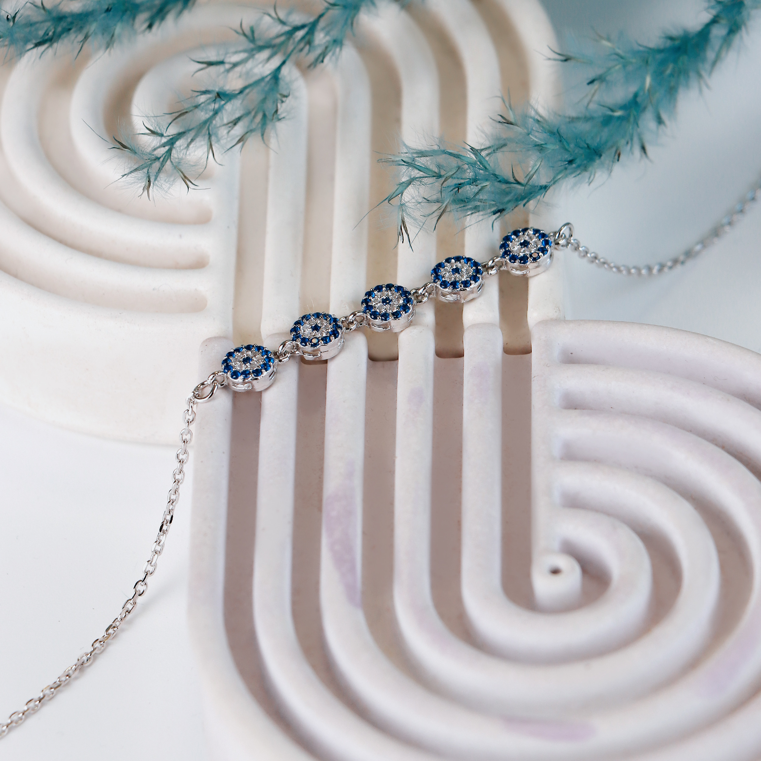 دستبند نقره زنانه جی تی ای مدل جی نایس 33 دستبند نقره زنانه جی تی ای مدل جی نایس 33