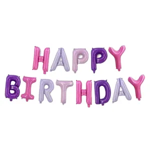 بادکنک فویلی سورتک مدل Happy BirthDay پلاس کد STF1004 بسته 13 عددی