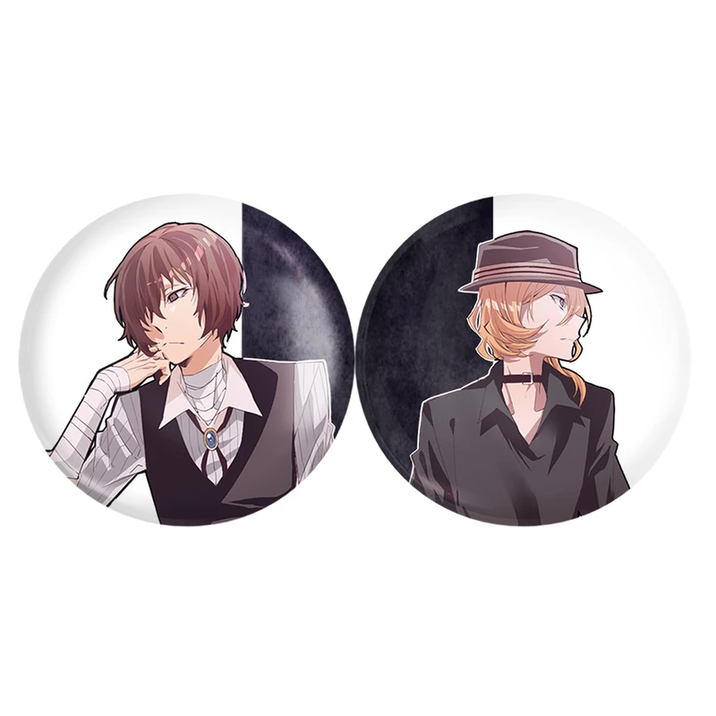 مگنت خندالو مدل دازای و چویا انیمه سگ های ولگرد بانگو کد A153 مجموعه 2 عددی