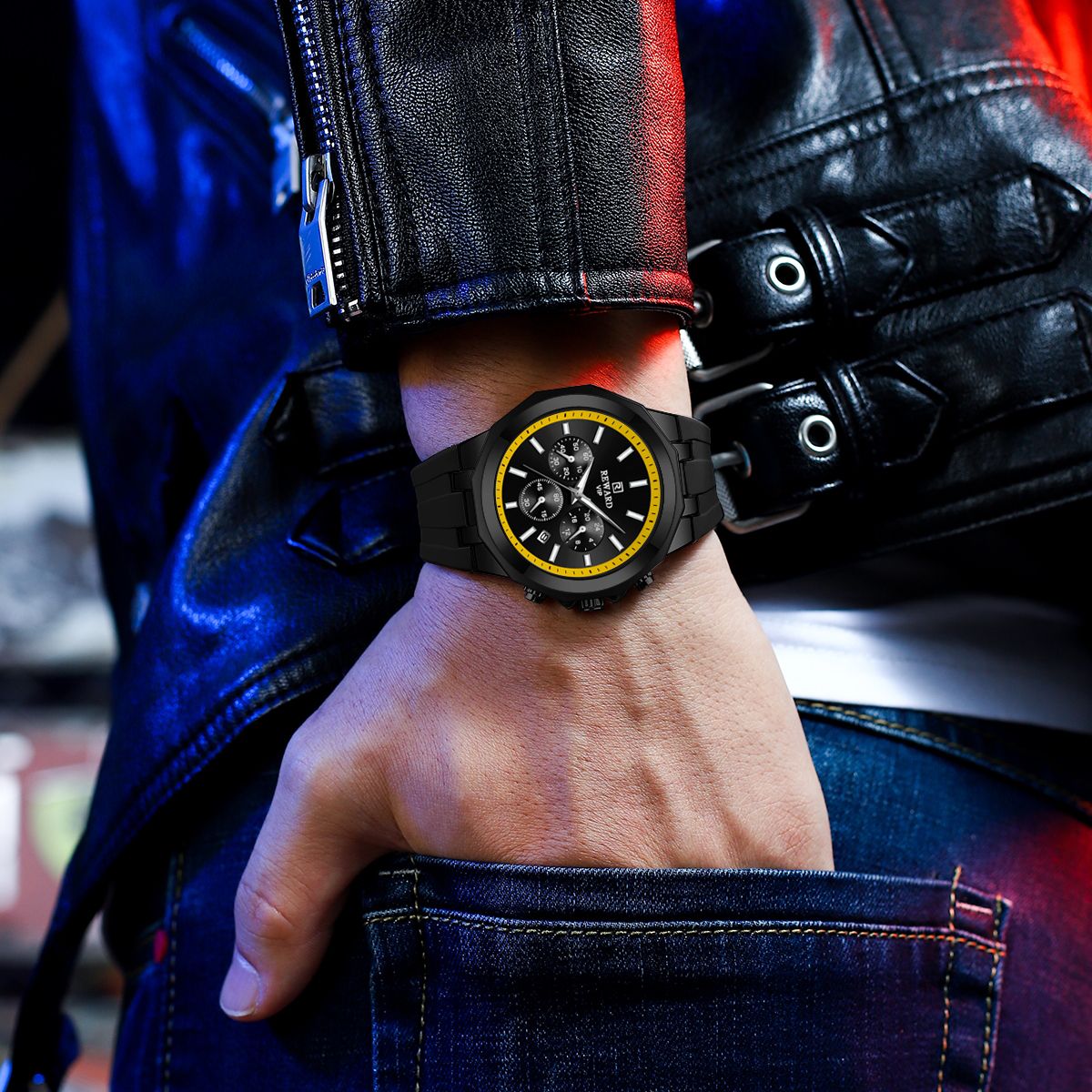 ساعت مچی عقربهای مردانه ریوارد مدل 83966M - - 5