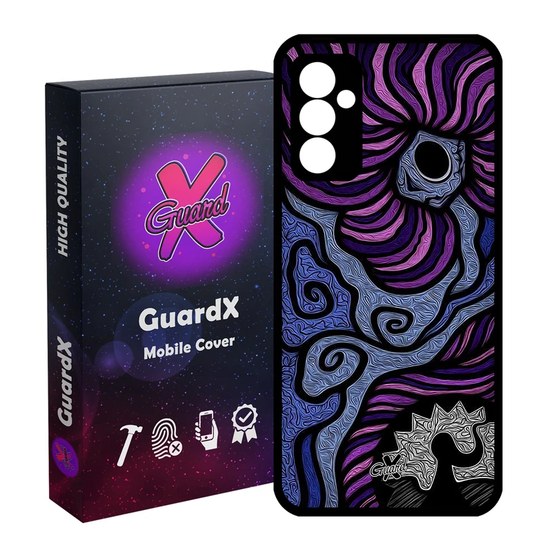 کاور گارد ایکس طرح رنگی مدل Glass10428 مناسب برای گوشی موبایل سامسونگ Galaxy A14 / A14 5G