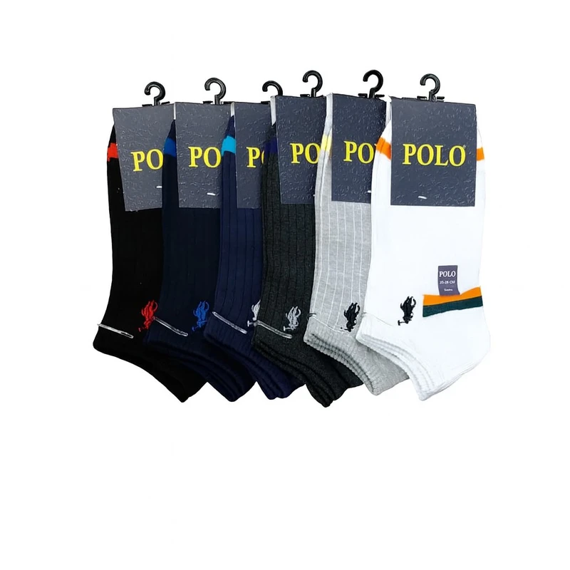 جوراب ساق کوتاه مردانه مدل 049 بسته 6 عددی