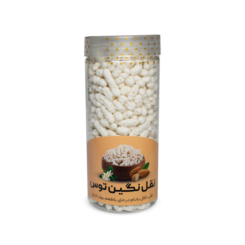 نقل خلال بادام درختی با طعم بهارنارنج - 400 گرم