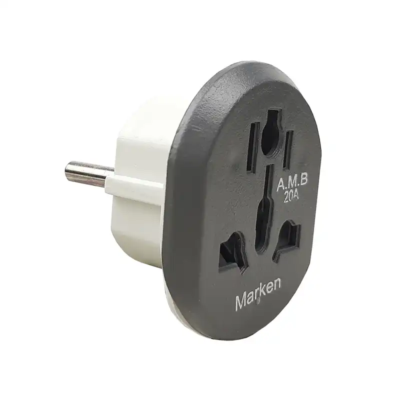 دو شاخه تبدیل برق 3 به 2 مارکن مدل هیرو پاور کد 20A مجموعه 5 عددی