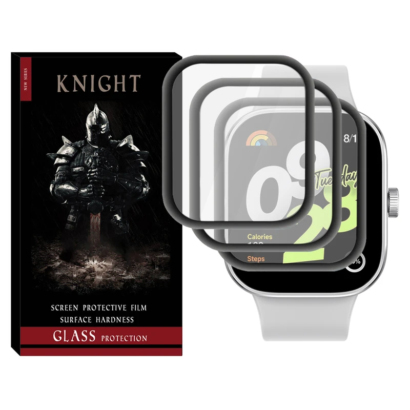 محافظ صفحه نمایش نایت مدل Pmma-KT مناسب برای ساعت هوشمند شیائومی Redmi Watch 4 بسته سه عددی