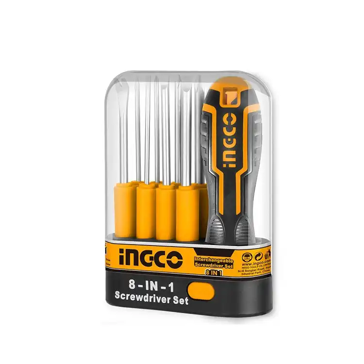 پیچ گوشتی اینکو مدل  AKISD-0901 مجموعه 9 عددی