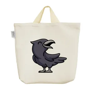 ساک خرید خندالو مدل کلاغ کد 2837