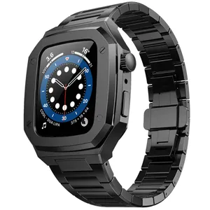 Sprig band model GLD-leathSTL suitable for Apple watch Series 10/11 size 46mm with cover