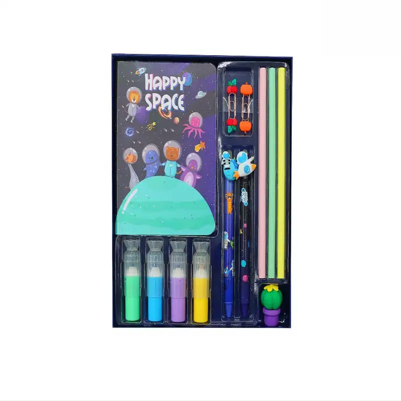 بسته لوازم تحریر مدل فضانورد مجموعه 15 عددی