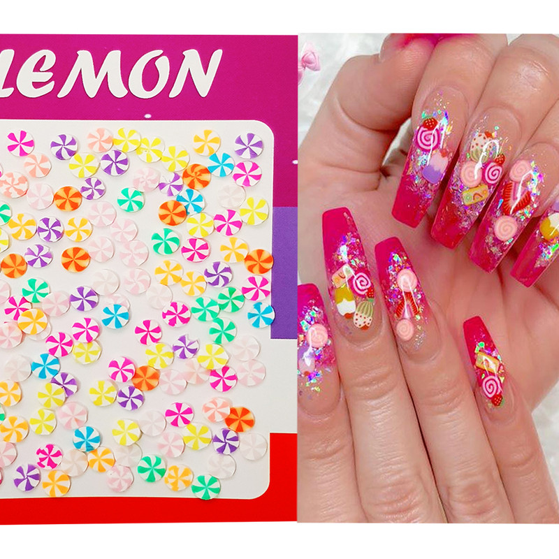 مجموعه تزیین ناخن لمون مدل CA23