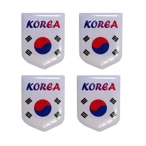 برچسب خودرو طرح کره مجموعه 4 عددی