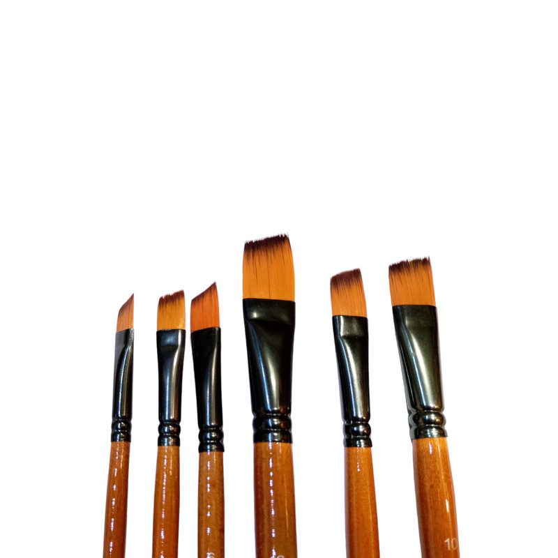 قلم مو سرکج مدل کوروت 04 مجموعه 6 عددی