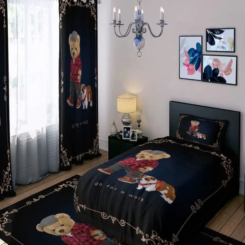 سرویس خواب مدل پسرانه یک نفره 4 تکه